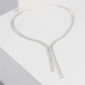 Drop Tennis Formal Necklace